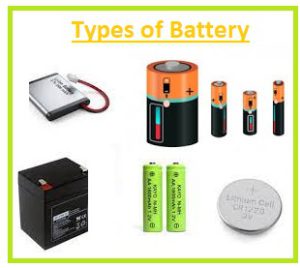 Types of batteries are example of law of conservation of energy